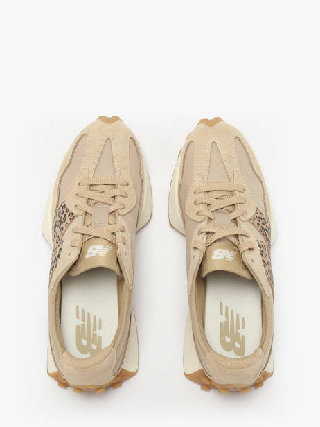 Sneakers Uit Leder New balance Beige women WS327LPA ander zicht 3